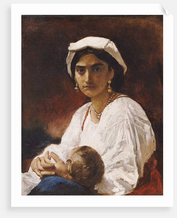 The Bandit's Wife, 1872 by Leon Joseph Florentin Bonnat