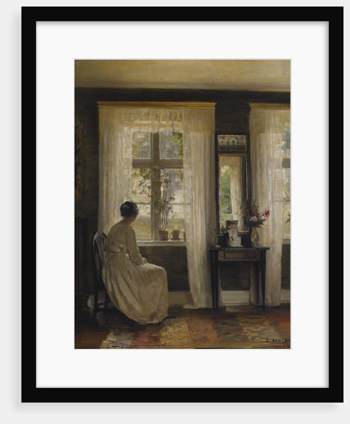 A Lady in an Interior by Carl Holsoe