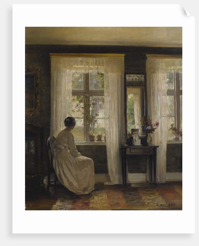 A Lady in an Interior by Carl Holsoe