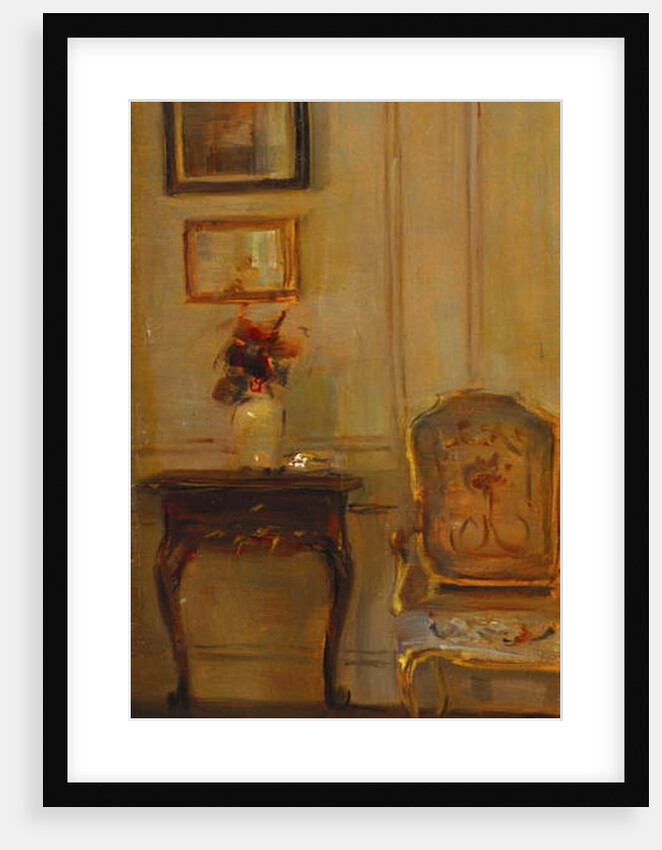 A Drawing Room Interior by Carl Holsoe