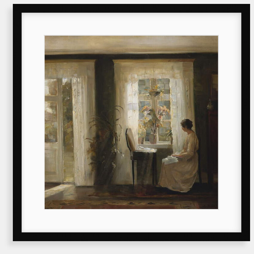 A Woman at a Sunny Window by Carl Holsoe