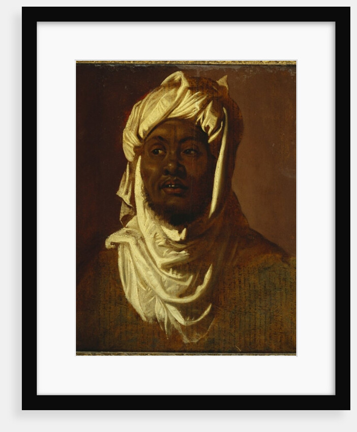 A African wearing a turban - a sketch by Peter Paul Rubens