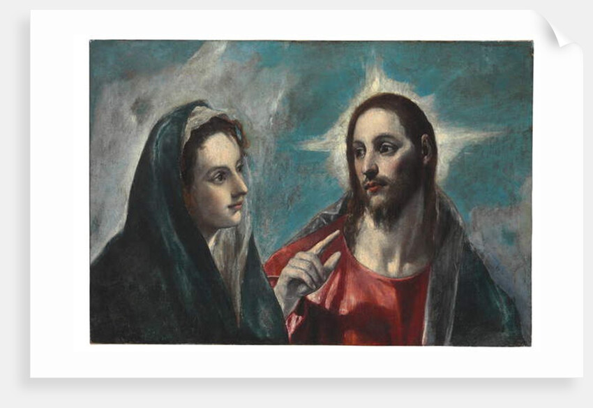 Christ taking leave of his Mother by El (1541-1614) Greco