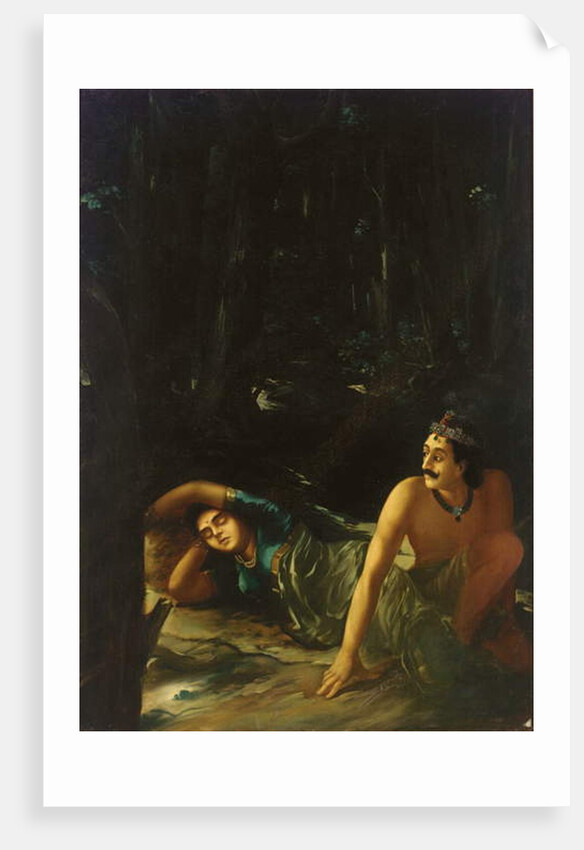 Nala and Damayanti by Raja Ravi Varma