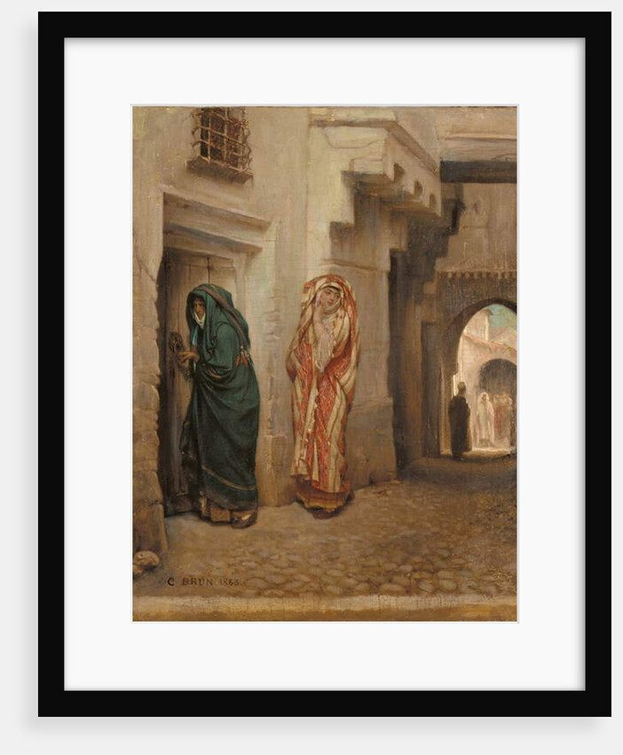 A Secret Rendezvous, 1863 by Guillaume Charles Brun