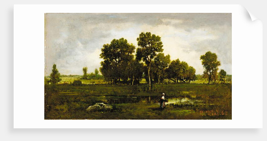 Fagotière près de la mare aux vipères, 1862 by Narcisse Virgile Diaz de la Pena