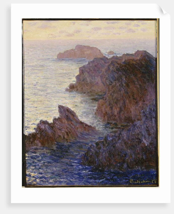 Point de Rochers, Port-Goulphar by Claude Monet