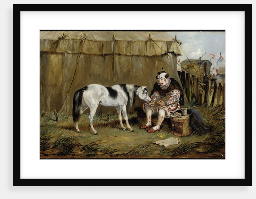 Circus, Pony and Clown by Samuel Henry Alken