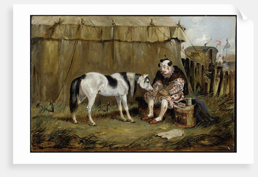 Circus, Pony and Clown by Samuel Henry Alken