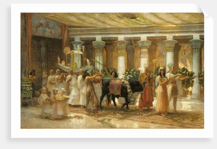The Procession of the Sacred Bull, Apis, c.1879 by Frederick Arthur Bridgman