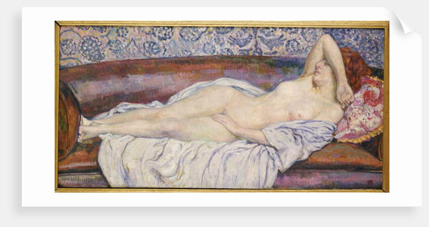 Reclining Nude by Theo van Rysselberghe