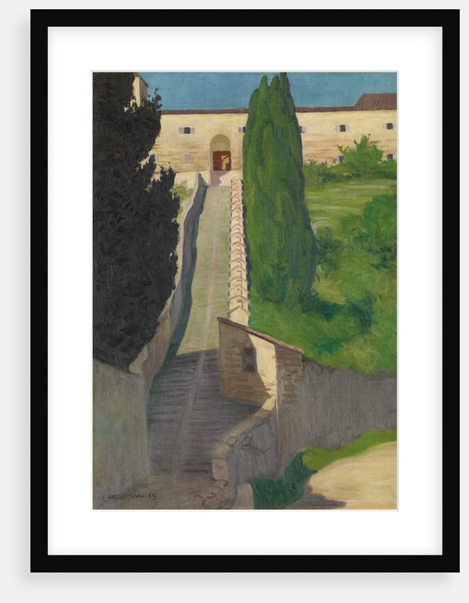 The Steps of the Convent of San Marco, Perugia, 1913 by Felix Edouard Vallotton