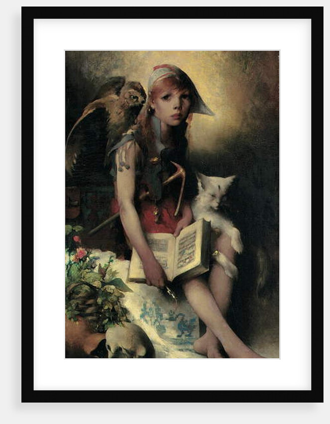 The Witch's Daughter, 1881 by Carl Larsson