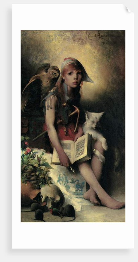 The Witch's Daughter, 1881 by Carl Larsson