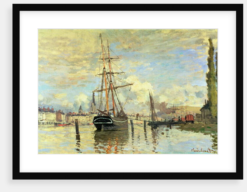 The Seine at Rouen, 1872 by Claude Monet