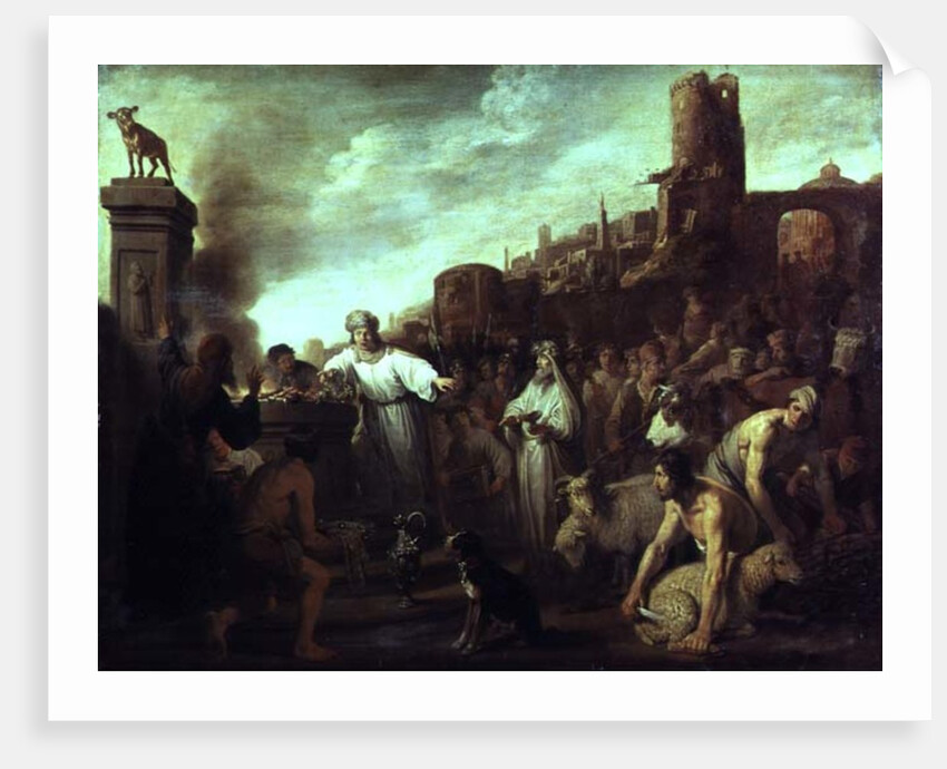 Worship of the Golden Calf, 1641 by Nicolaes Cornelisz (c.1592-1655) Moeyaert