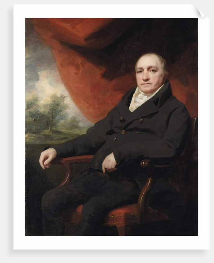 Portrait of a gentleman, traditionally identified as Dr. Black or Dr. Blake by Henry Raeburn
