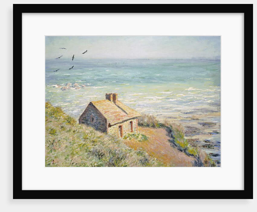 The Customs Hut, Morning, 1882 by Claude Monet