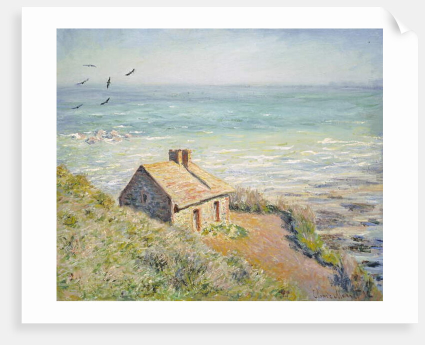 The Customs Hut, Morning, 1882 by Claude Monet