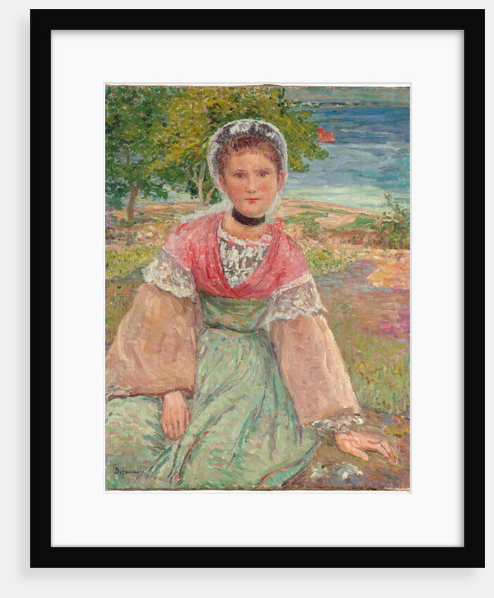 Young Bretonne, c.1895 by Emile Alfred Dezaunay