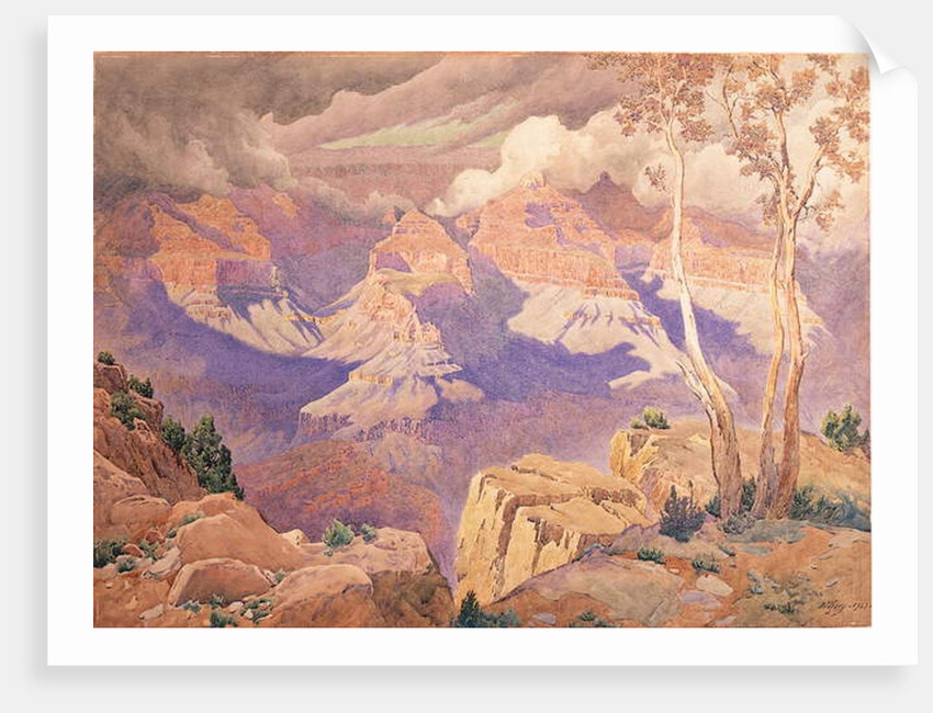 Grand Canyon, 1927 by Gunnar Widforss