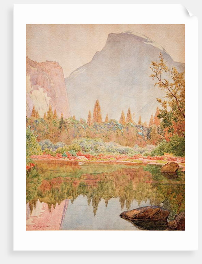 Half Dome, Yosemite, 1926 by Gunnar Widforss