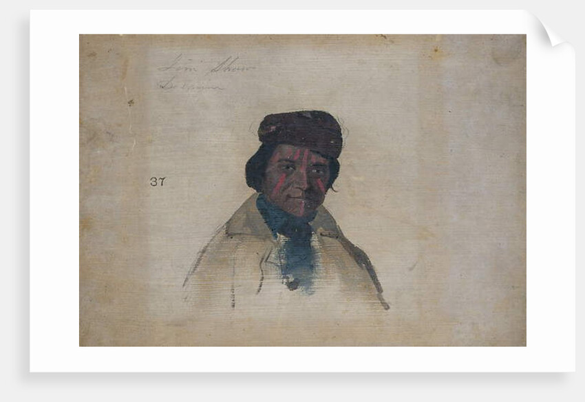 Jim Shaw, Delaware, 1843 by John Mix Stanley