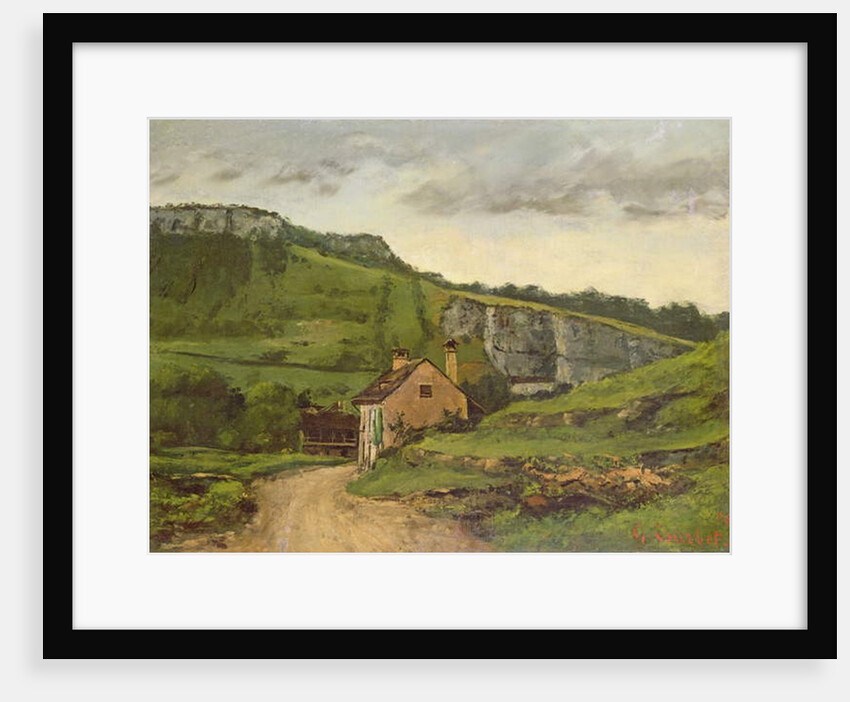 A Country Cottage by Gustave Courbet