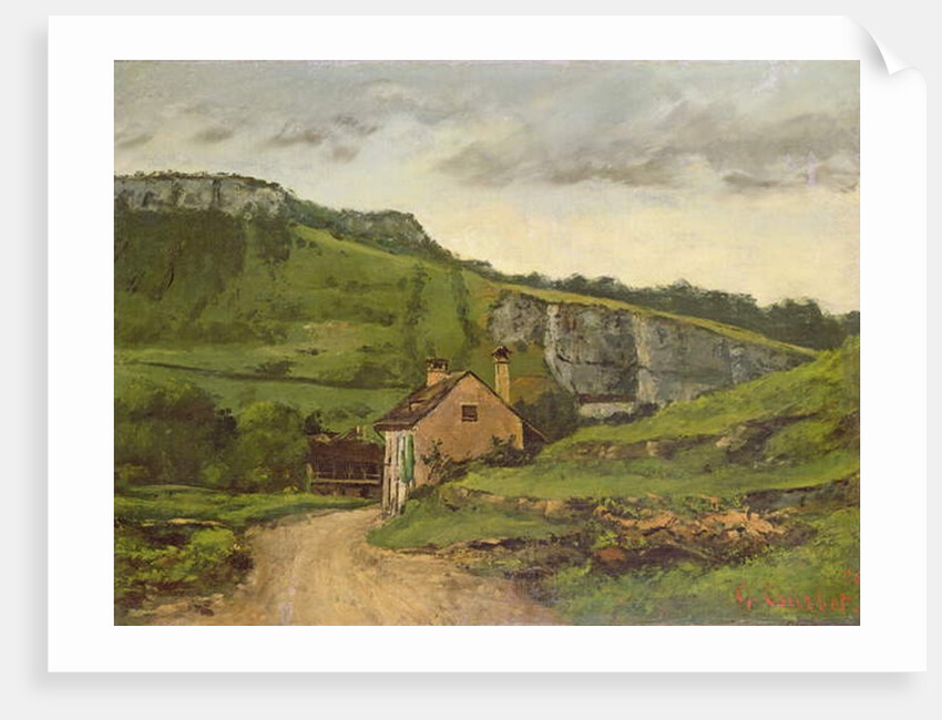 A Country Cottage by Gustave Courbet