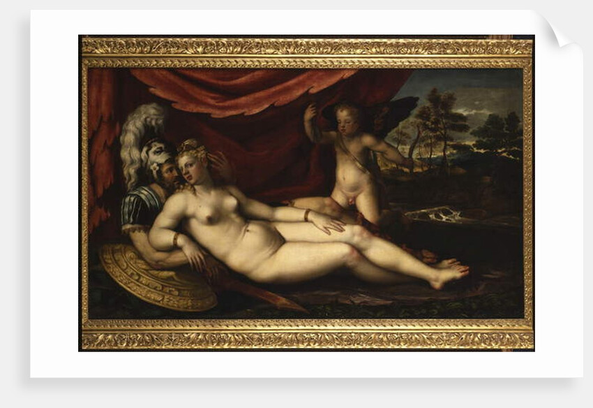 Venus, Mars and Cupid by Battista dell'Angelo del Moro