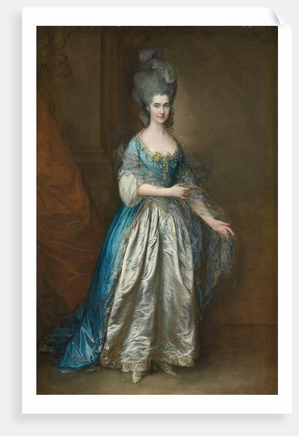 Portrait of Mrs. William Villebois by Thomas Gainsborough
