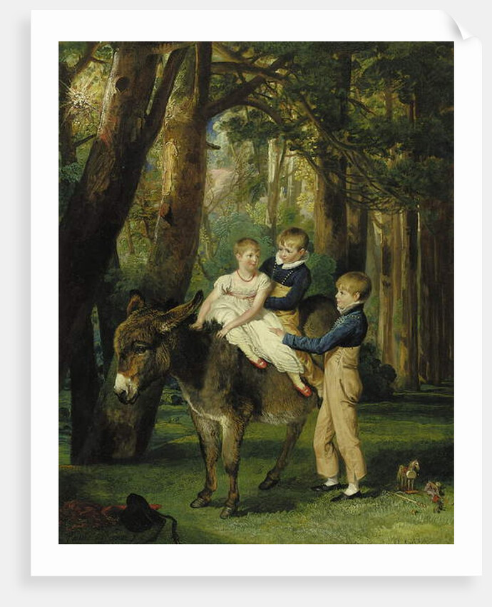 Group portrait of John, Theophilus and Frances Levett, 1811 by James Ward