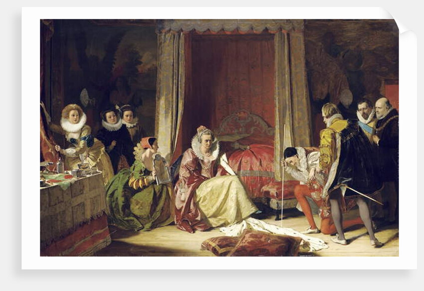 Queen Elizabeth discovers she is no longer young by Augustus Leopold Egg
