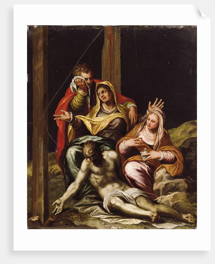 The Lamentation Over the Dead Christ by Paolo Farinati