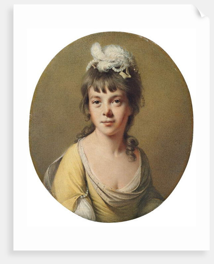 Portrait of Miss Harriet Hope by Joseph Wright of Derby