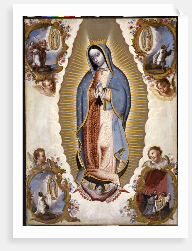The Virgin of Guadalupe by Mexican School
