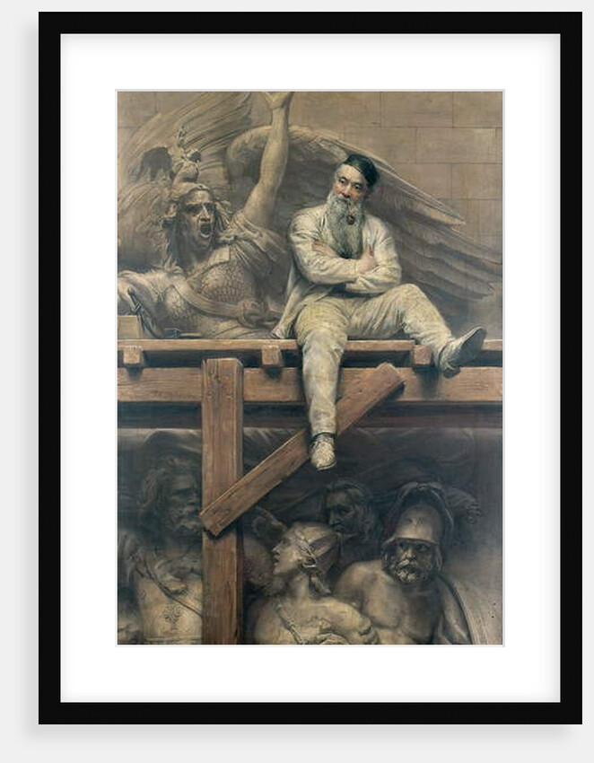 Francois Rude Working on the Arc de Triomphe, 1893 by Joseph-Noel Sylvestre