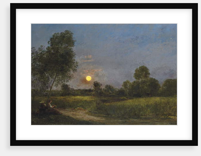 Moonrise, 1887 by Charles Francois Daubigny
