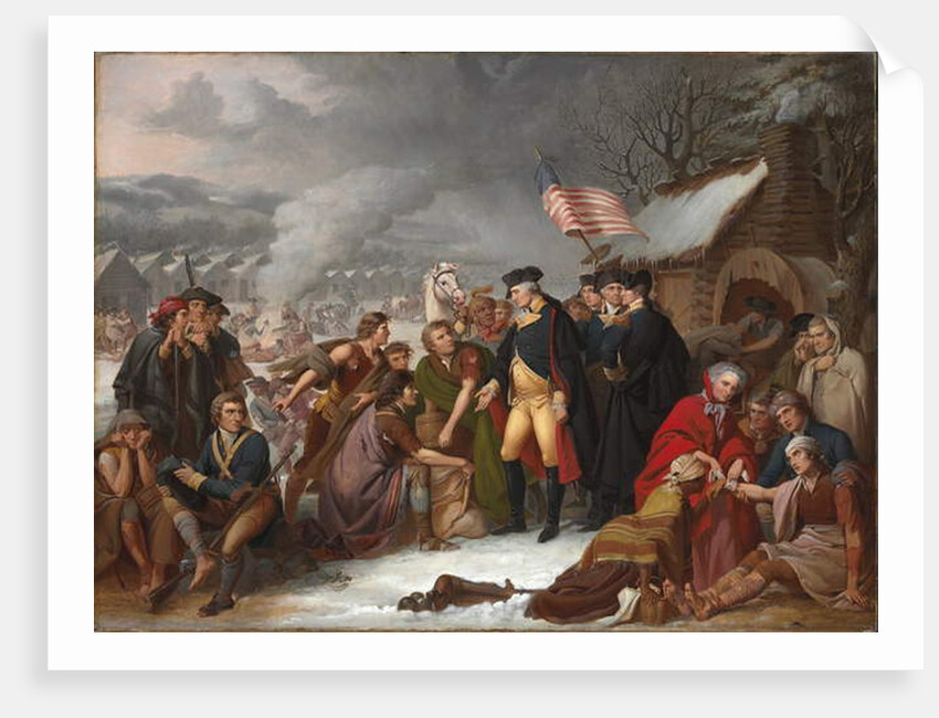 George Washington at Valley Forge, preliminary sketch, 1854 by Tompkins Harrison Matteson