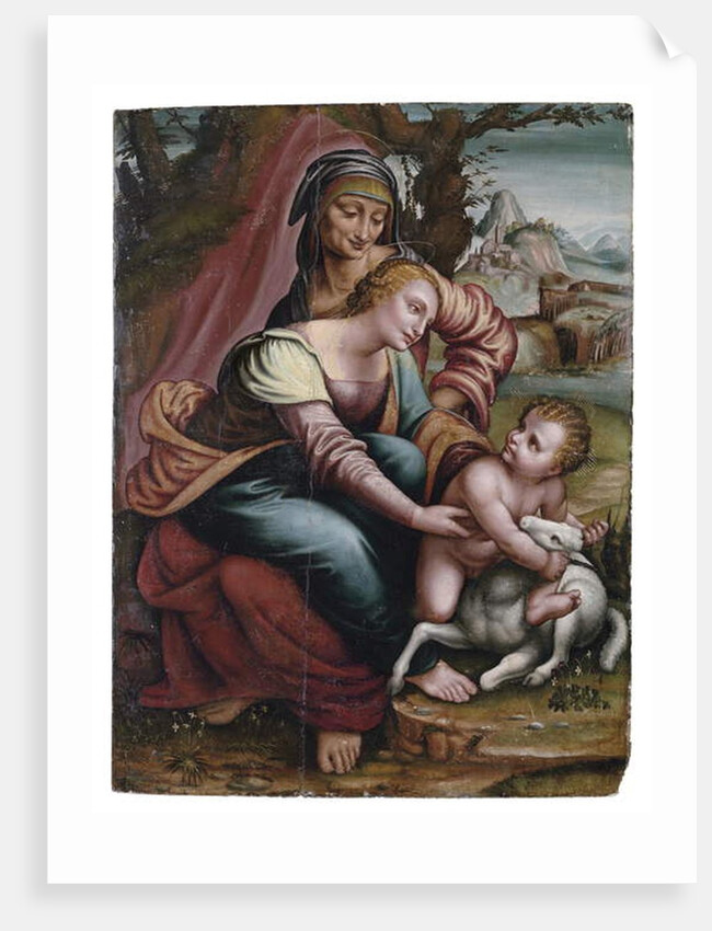 The Madonna and Child with St. Anne, North Italian by Italian School