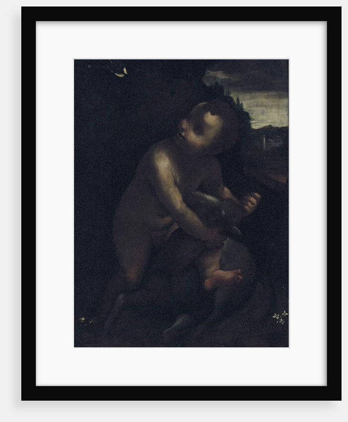 The infant St. John the Baptist by Leonardo da Vinci