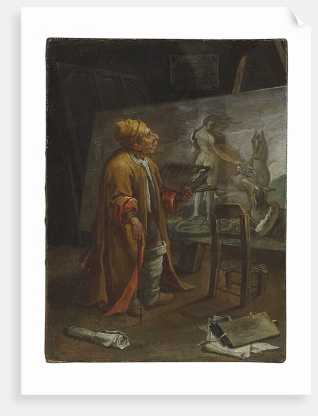 Paolo de Matteis in His Studio by Pier Leone Ghezzi