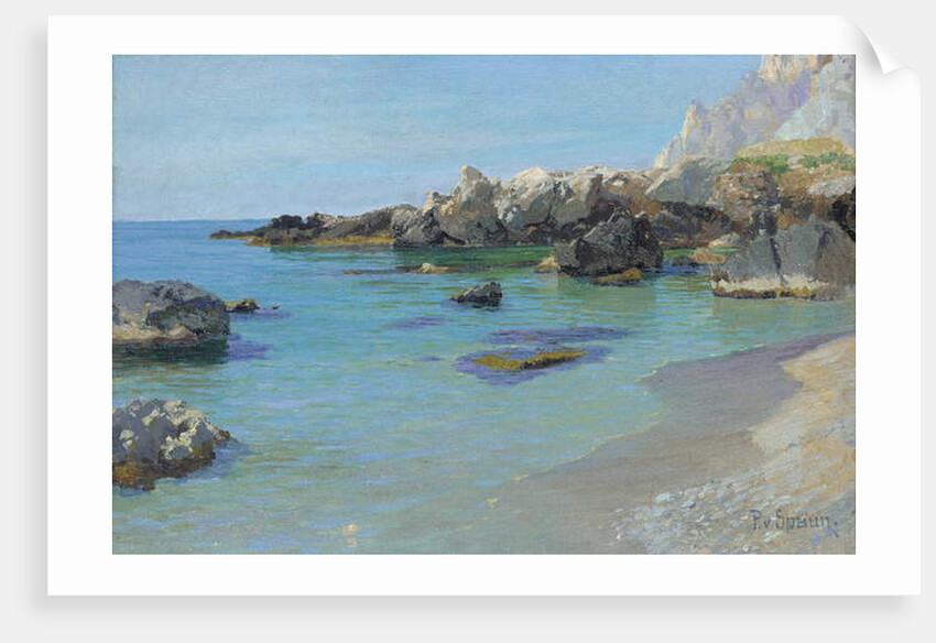 On the Capri Coast by Paul von Spaun