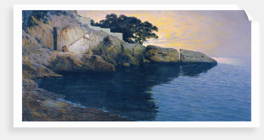 The Coast off Dubrovnik, 1905 by Paul von Spaun
