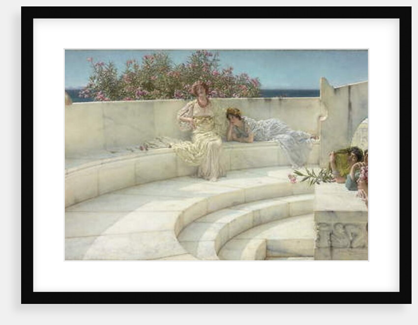 Under the Roof of Blue Ionian Weather, 1901 by Lawrence Alma-Tadema