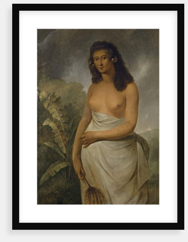 Poedua, Daughter of Oreo, Chief of Ulaietea, One of the Society Isles, 1785 by John Webber