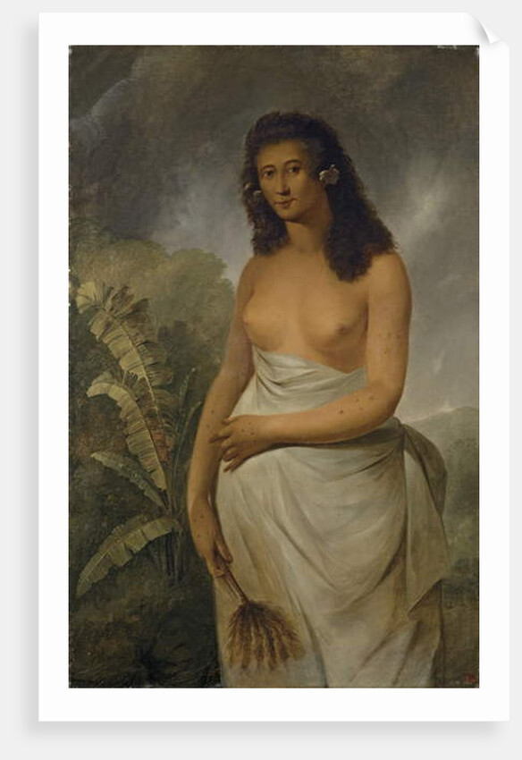 Poedua, Daughter of Oreo, Chief of Ulaietea, One of the Society Isles, 1785 by John Webber