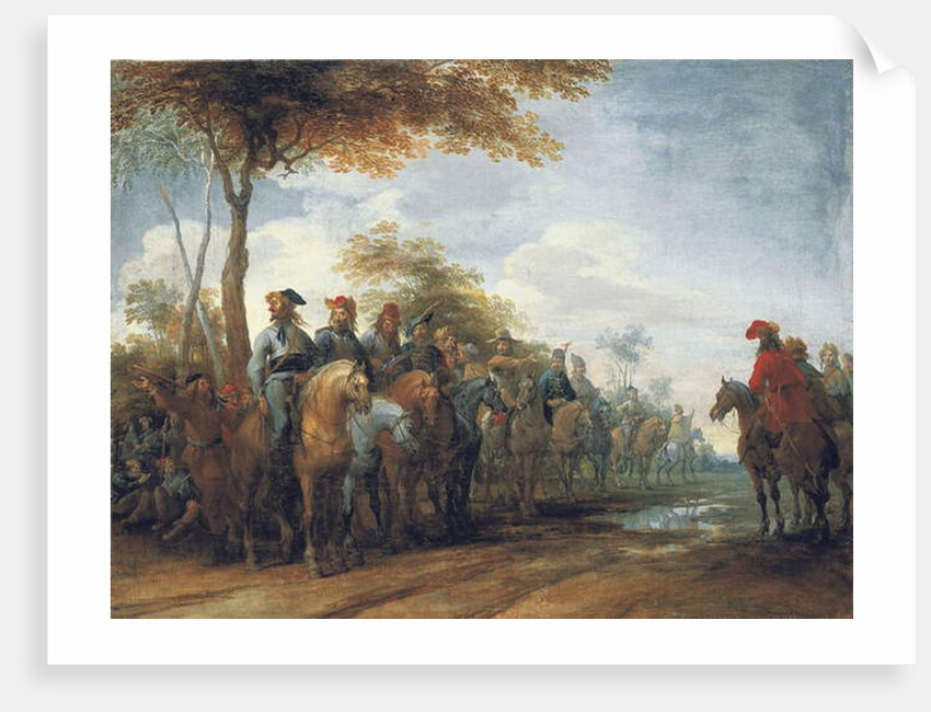 The Halt of the Cavalry by Peeter Snayers