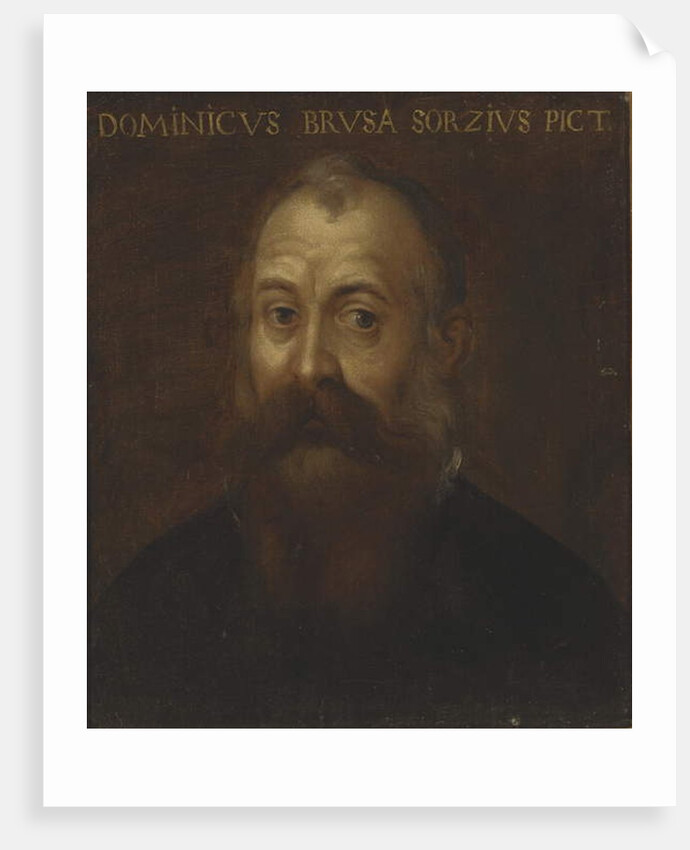 Portrait of the artist by Domenico Brusasorci