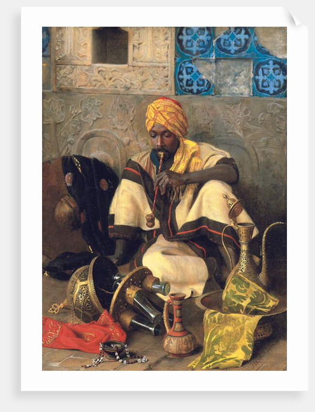 The Arab Smoker by Jean Discart